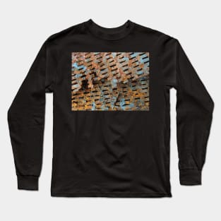 Grid Abstract Long Sleeve T-Shirt